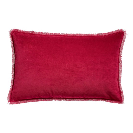 Coussin uni fara rubis 40 x 65 cm