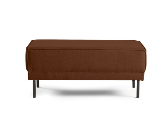 Charlie - pouf - pieds hauts - en tissu