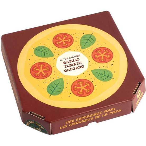 Kit de culture complet take and plant pizza