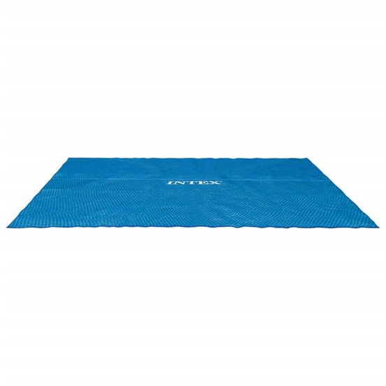 Couverture solaire de piscine bleu 538x253 cm polyéthylène