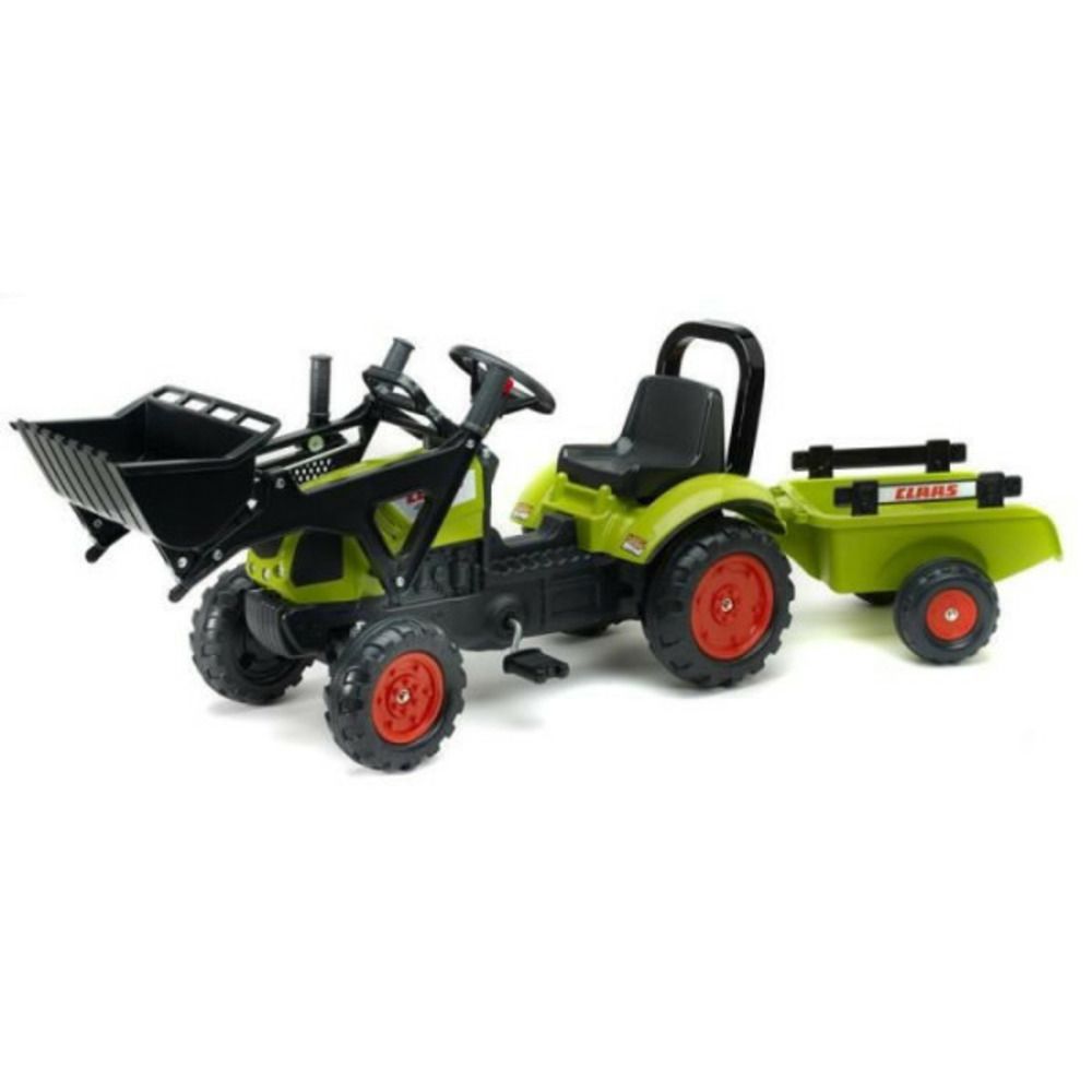 Tractopelle claas avec remorque - - des 2 ans - 100% fabriqué en france - 40% plastique recyclé