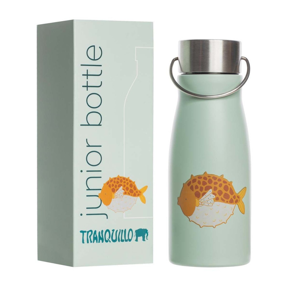 Gourde enfant en acier inoxydable 500ml poisson