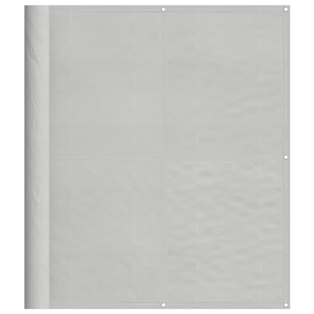 Écran de balcon gris clair 120x700 cm 100% polyester oxford