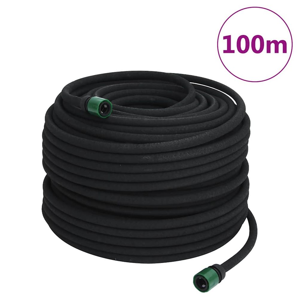Tuyau d'arrosage de jardin noir 0,6
