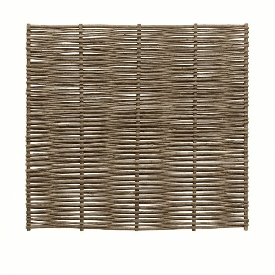 Clôture bois en noisetier tressé - 100% naturel - poteaux non inclus - hauteur 180 x largeur 150 cm