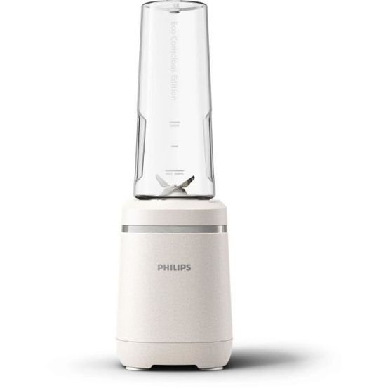Blender philips - hr2500/00 pro blend - 350 w - bol 0,6 l sans bpa - blanc soyeux mat