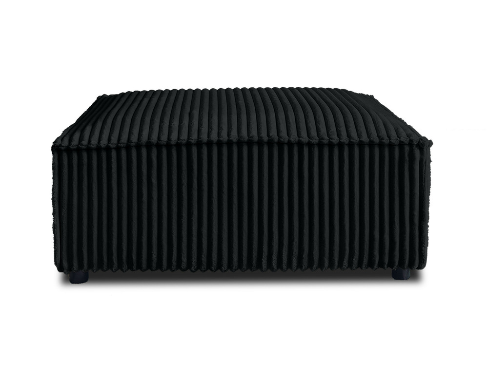 Stella - pouf - en velours côtelé grosses côtes