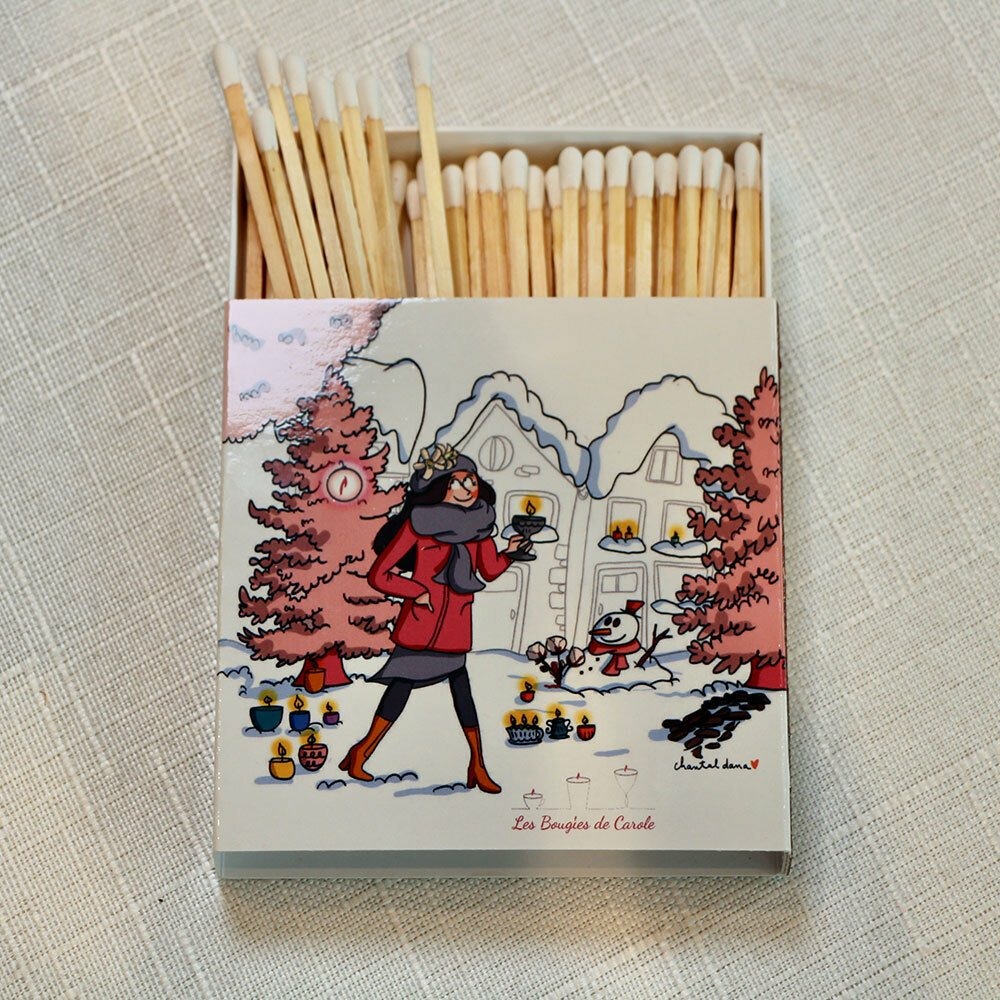 Boite de 60 allumettes equilibre de senteurs