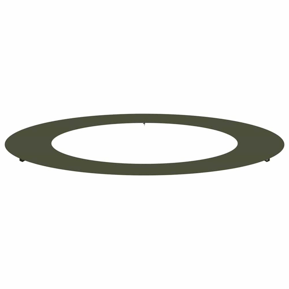 Adapté pour anneau d'arbre plat vert olive ø60 / 90 cm acier