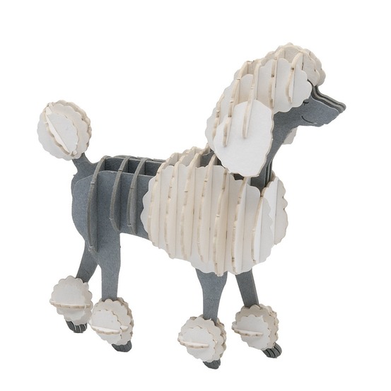 Maquette 3d en papier caniche