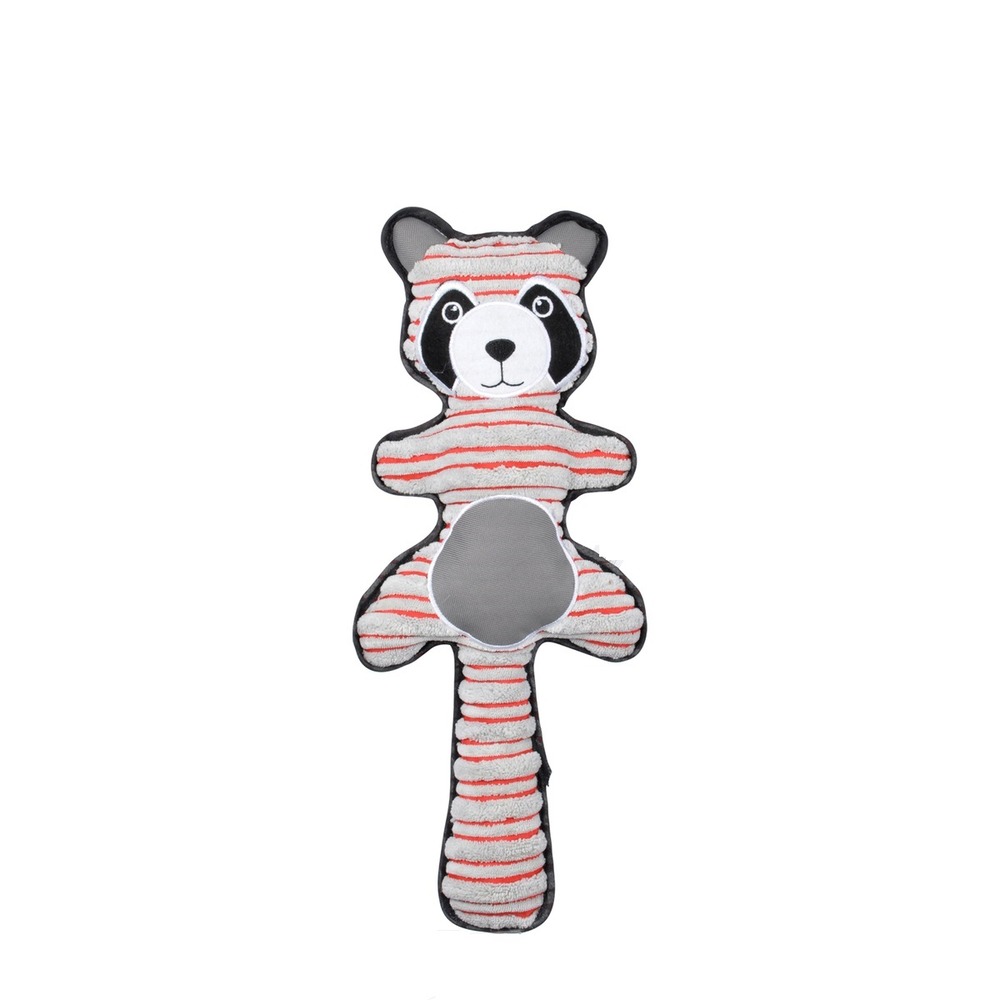 Peluche raton laveur chien