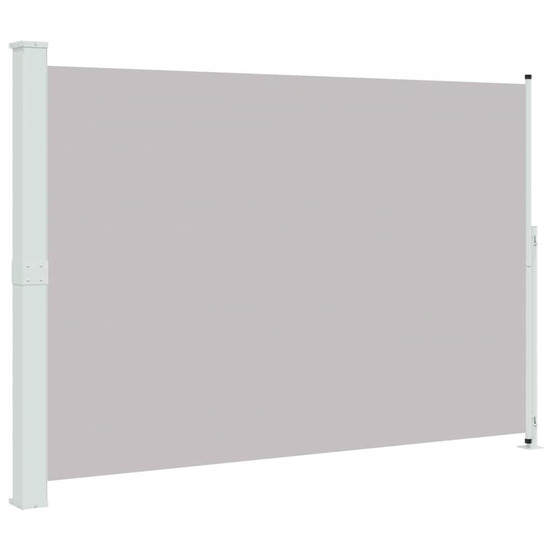 Auvent latéral rétractable de patio 200x300 cm gris