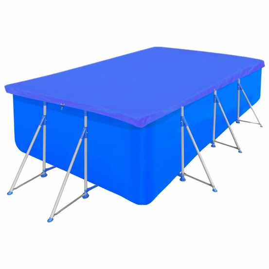 Couvertures de piscine 2 pcs pe rectangulaire 90 g/m² 394x207cm