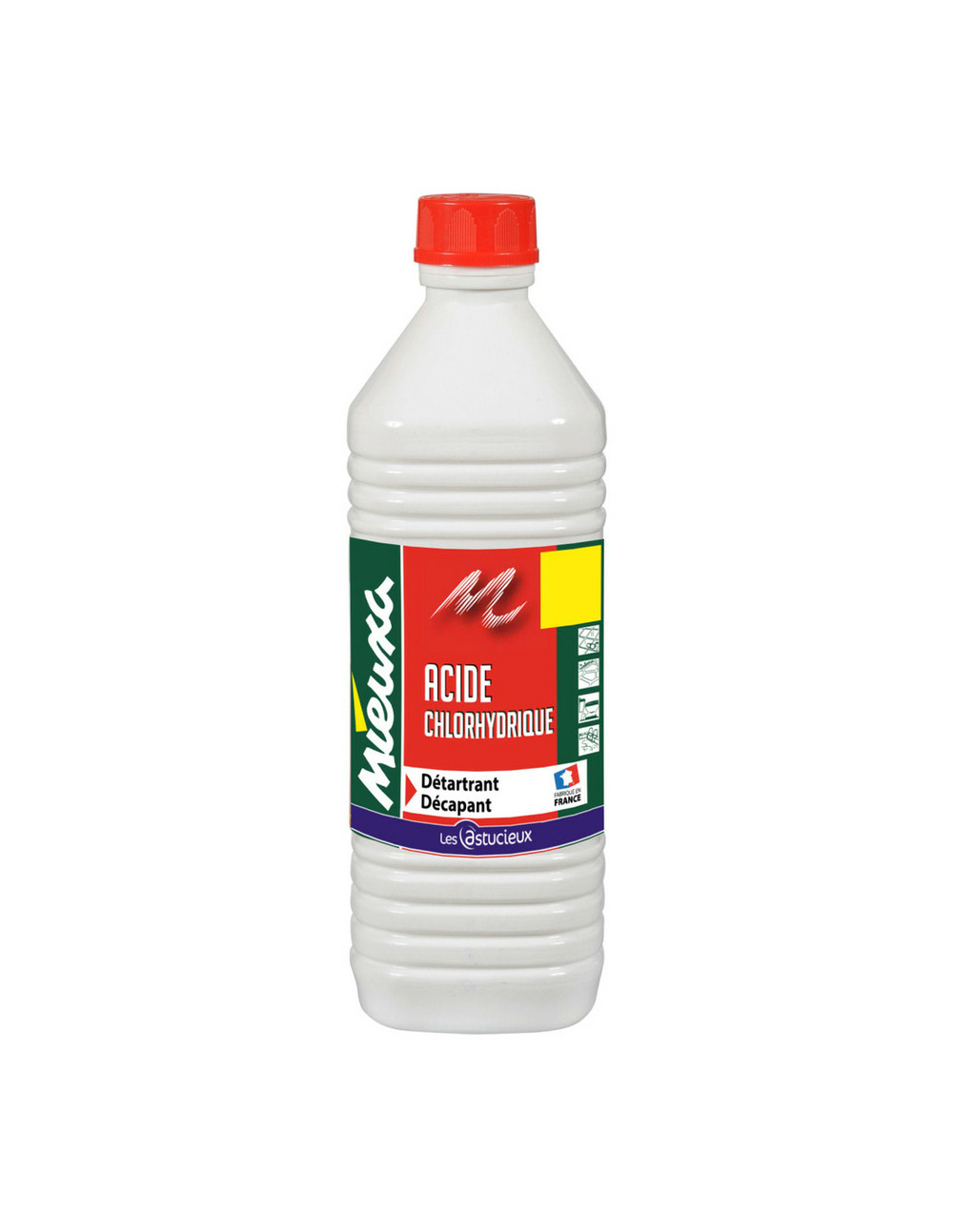 Acide chlorhydrique 23% 1 litre - mieuxa