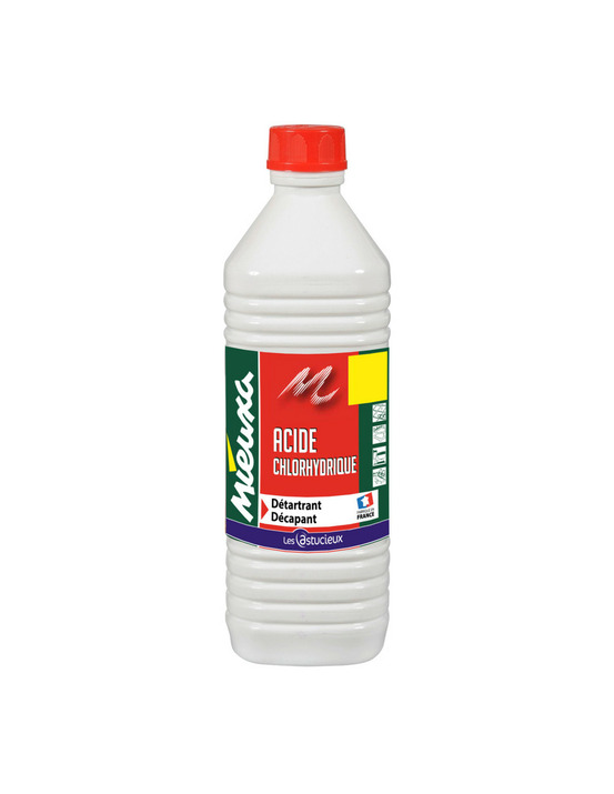 Acide chlorhydrique 23% 1 litre - mieuxa