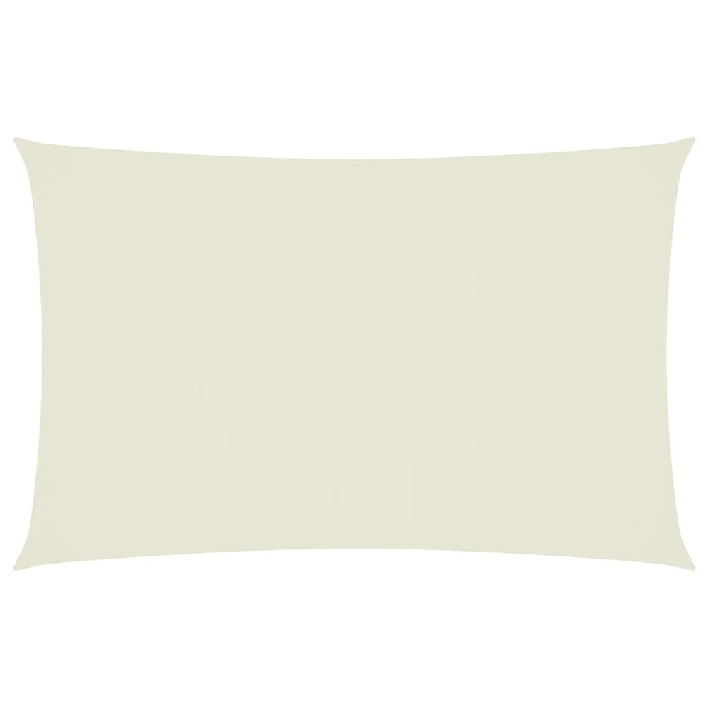 Voile de parasol tissu oxford rectangulaire 5x8 m crème