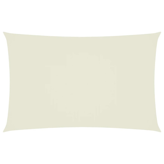 Voile de parasol tissu oxford rectangulaire 5x8 m crème