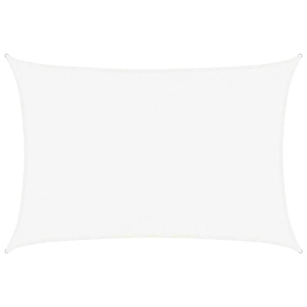 Voile d'ombrage 160 g/m² blanc 3,5x4,5 m pehd
