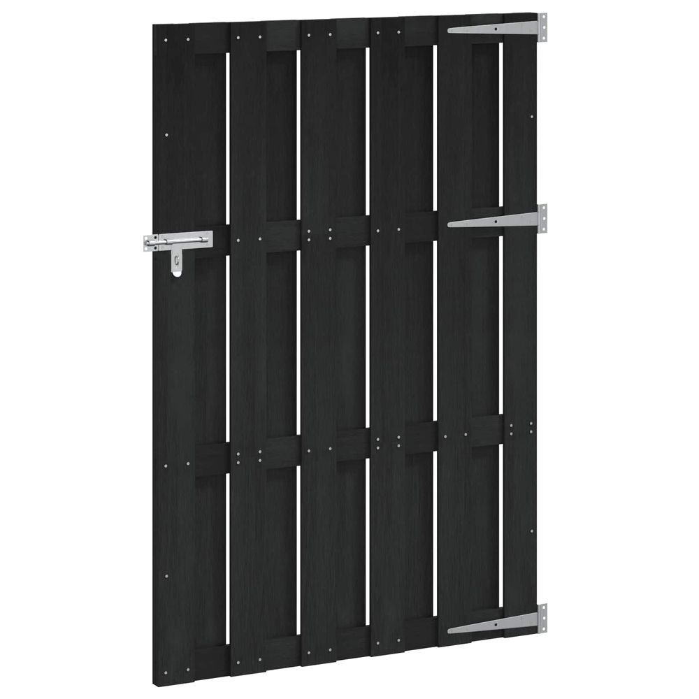 Portillon wpc 100x150 cm gris