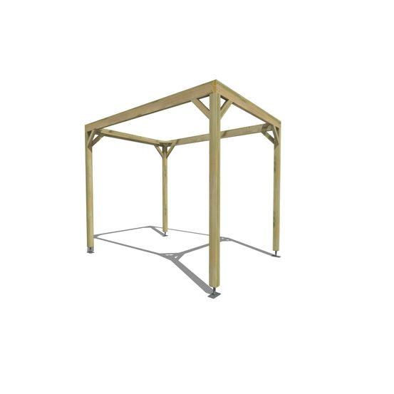 Pergola bois • 2m x 3m • indépendante • cadre simple • livraison comprise