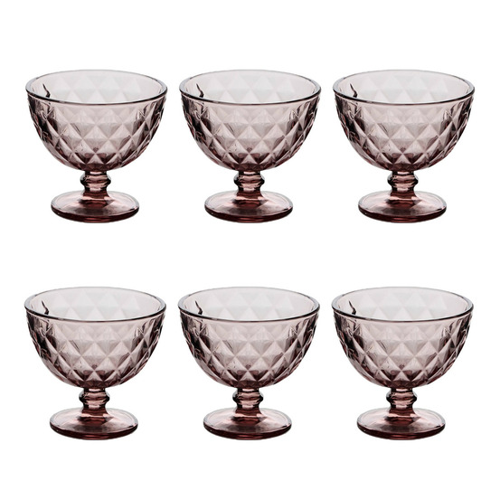 Lot de 6 coupes à glace