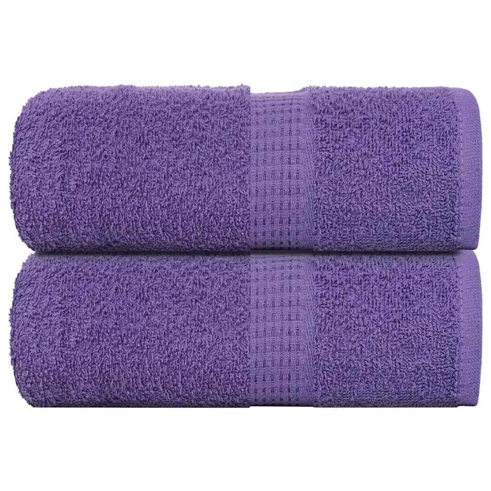 Serviettes d'invité frogn 2 pcs violet 30x50 cm 360 g/m²