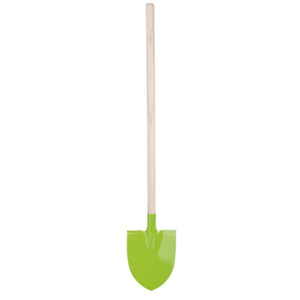 Outil de jardin pour enfant manche en bois pelle ronde