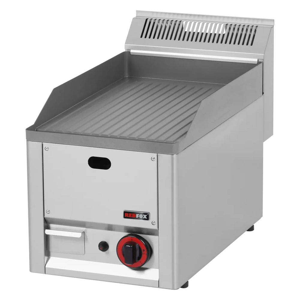 Plaque de cuisson 32x48 à gaz nervurée sans soubassement ftr 30 gl - redfox