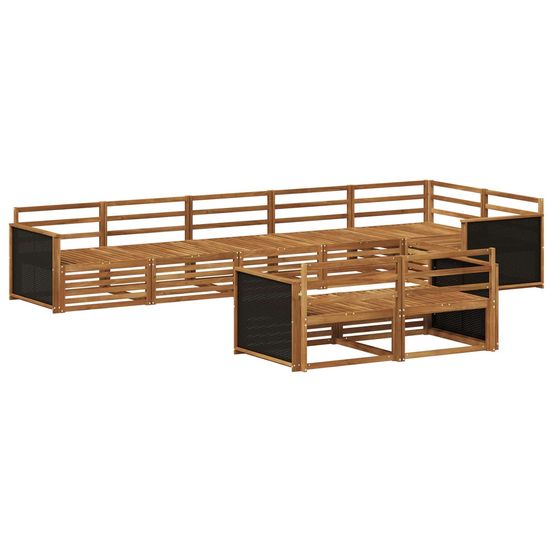 Ensemble de canapés d'extérieur 8 pc naturel