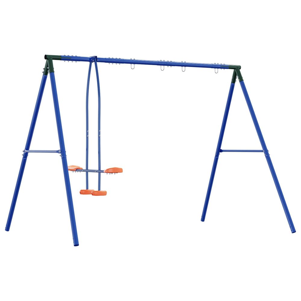 Bleu, vert, orange acier et pe
