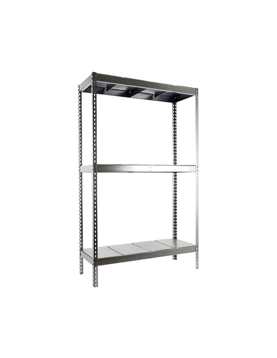 Etagère sans vis ecoforte 1204-3 metal galva/galva galvanisé 2000x1200x450 - simonrack