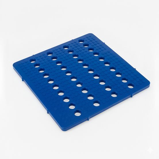 Gripsquare 50 - plaque pehd antidérapante - plast'up rotomoulage