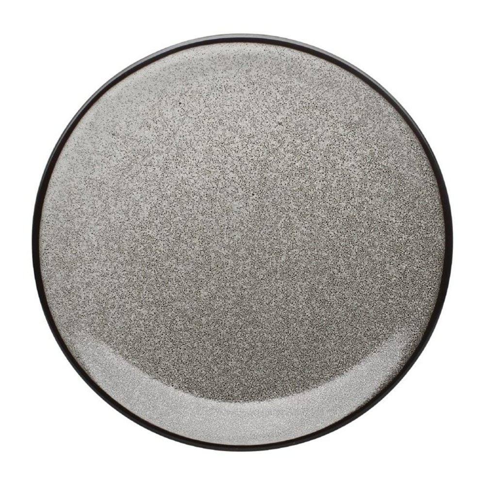 Assiette plate ronde 230mm mineral - lot de 6 - olympia