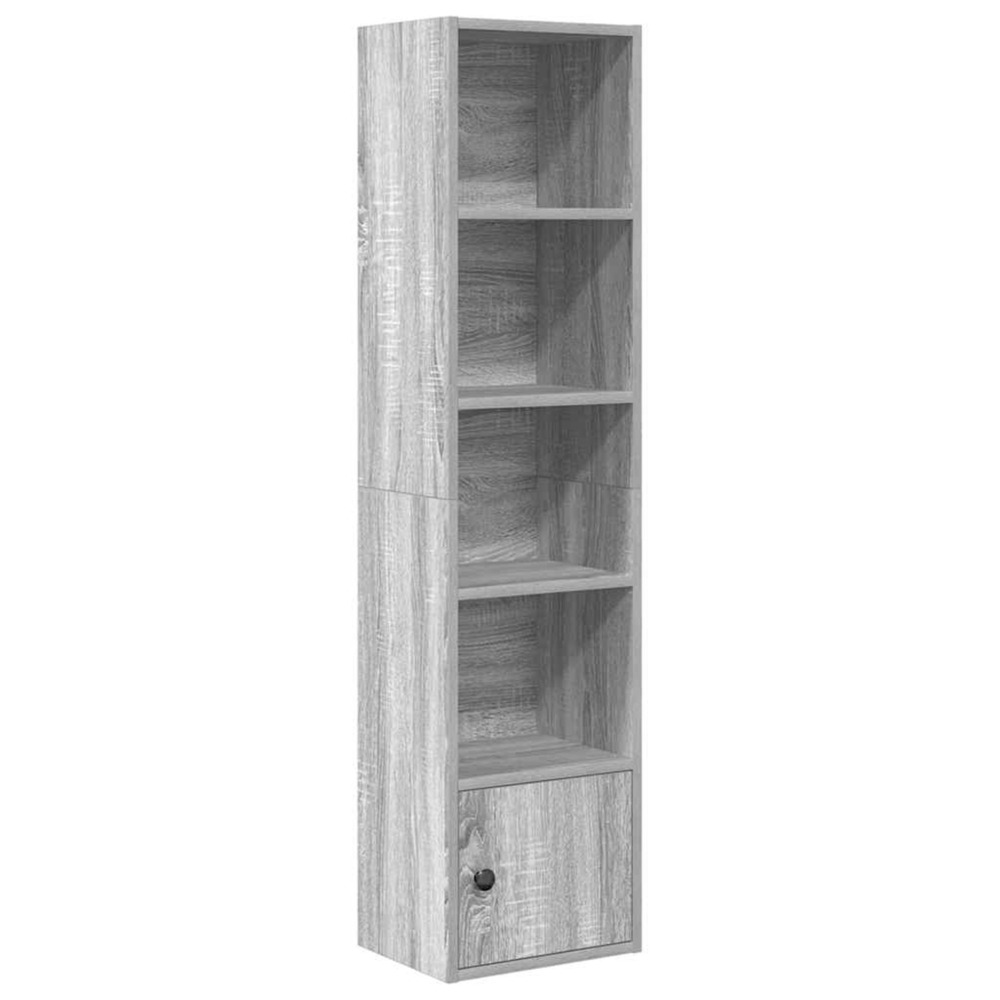 Bibliothèque sonoma gris 31x24x127 cm bois d'ingénierie