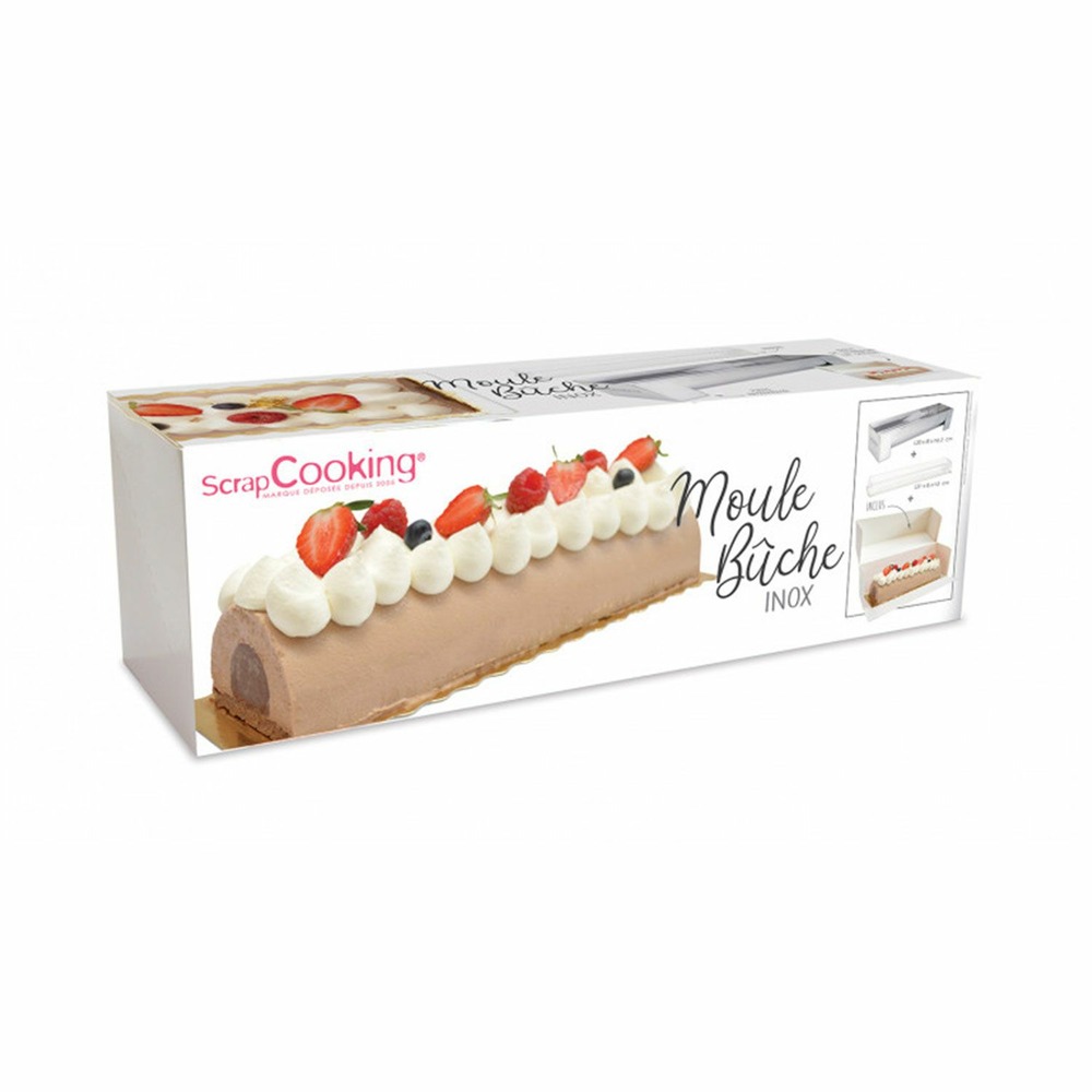 Moule en inox pour bûche de noël