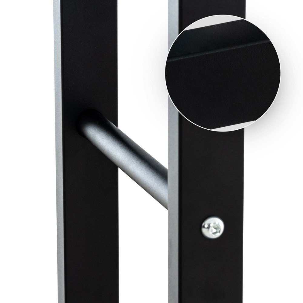 Support à bois keri avec roulettes 25x125x150