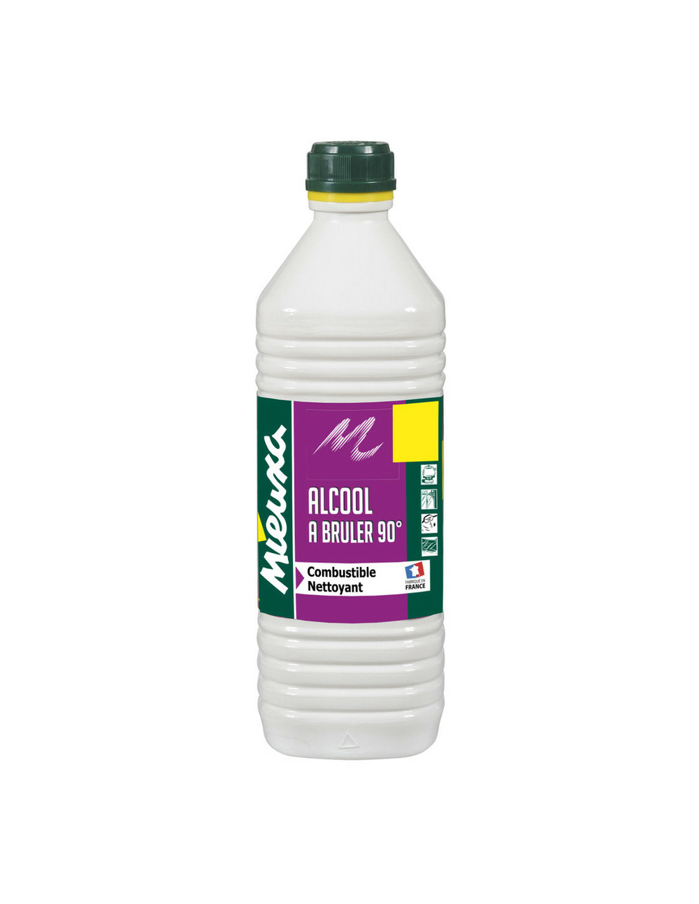 Alcool a bruler 90° 1 litre - mieuxa