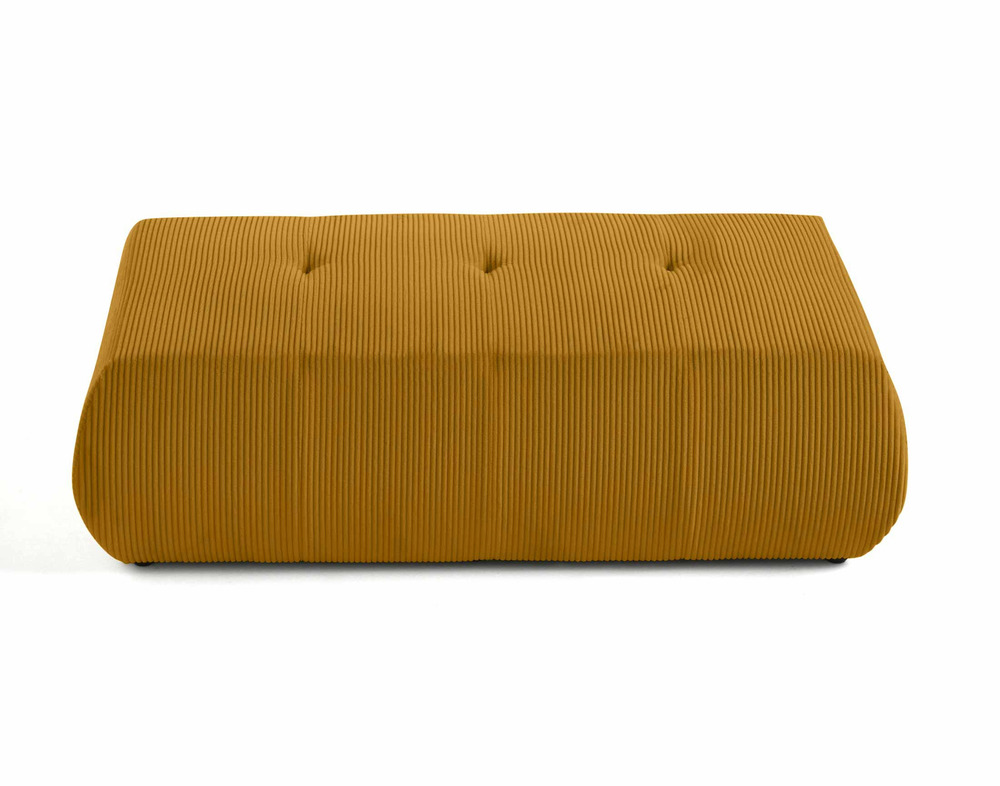Onyx - pouf d'appoint - en velours côtelé