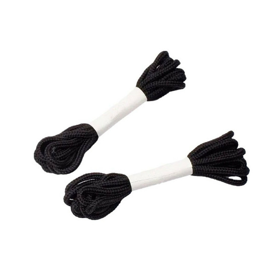 Lacets chaussures sous bague 0,9m noir s24 lacbag90 n