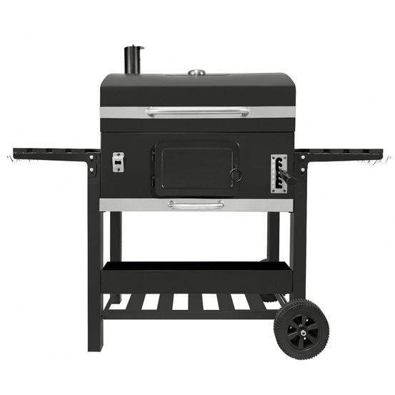 Barbecue fumoir xxl et copeaux/morceaux de bois