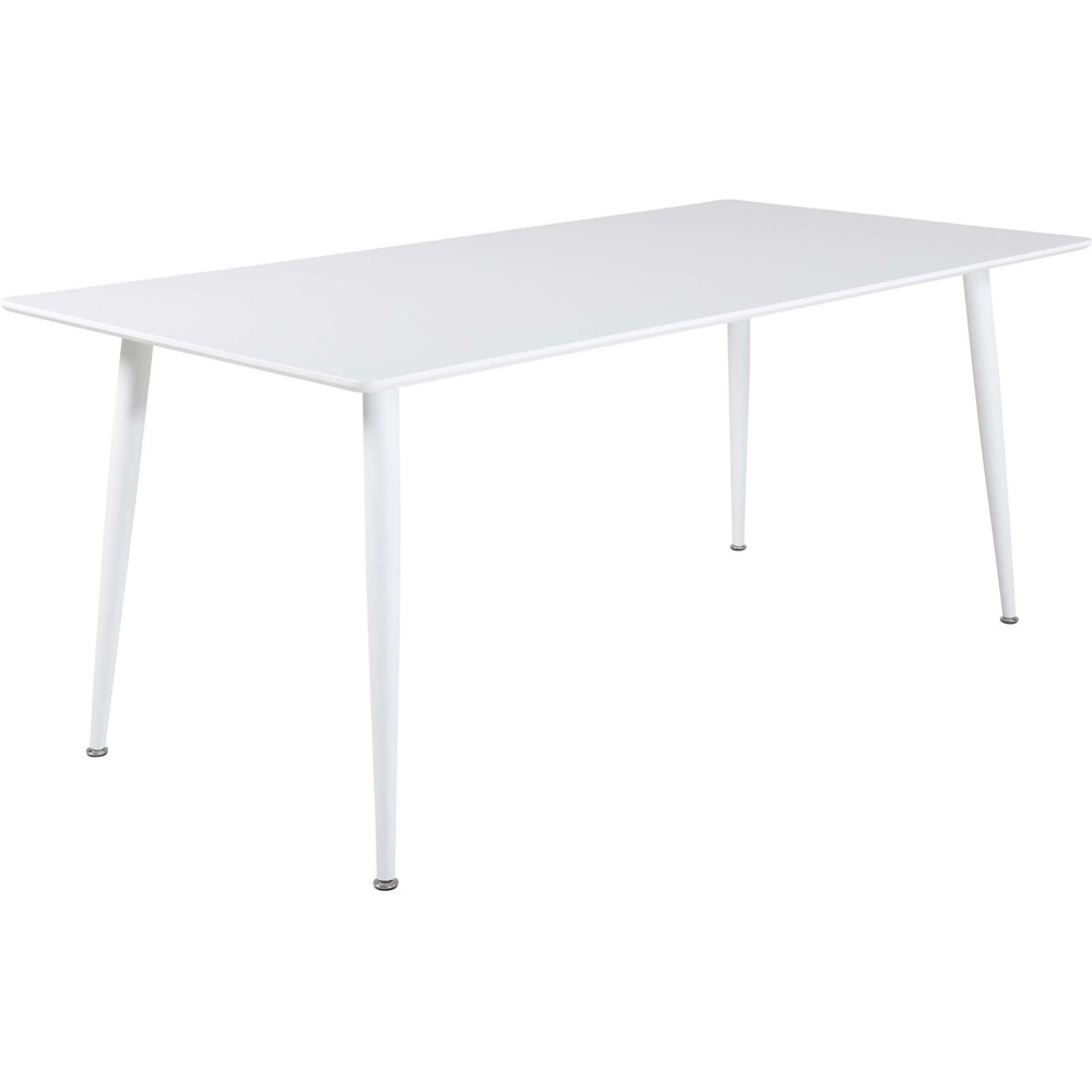 Table de repas en mdf polar 180 x 90 cm blanc
