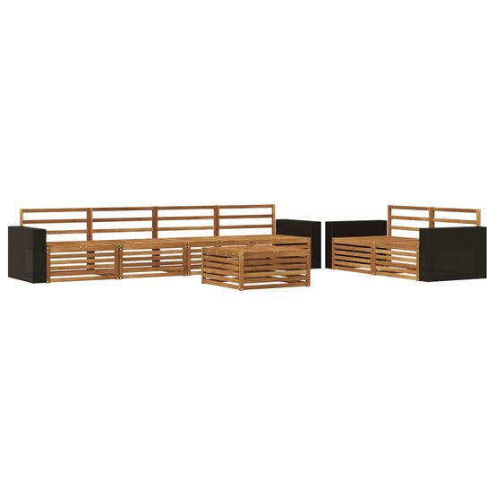 Ensemble de canapés d'extérieur 7 pc naturel