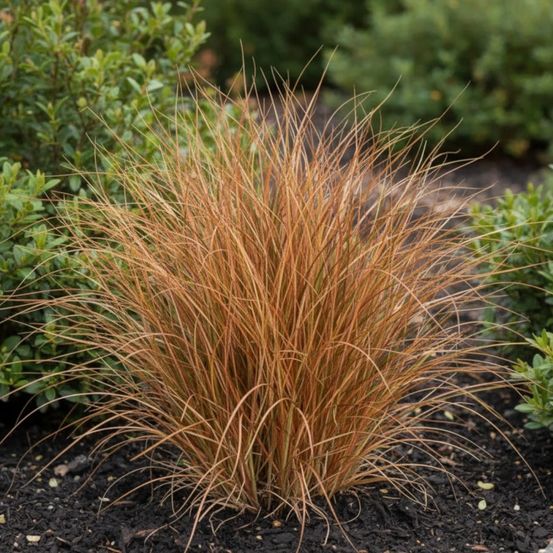 Laîche comans kupferflamme, carex lot de 3 godets