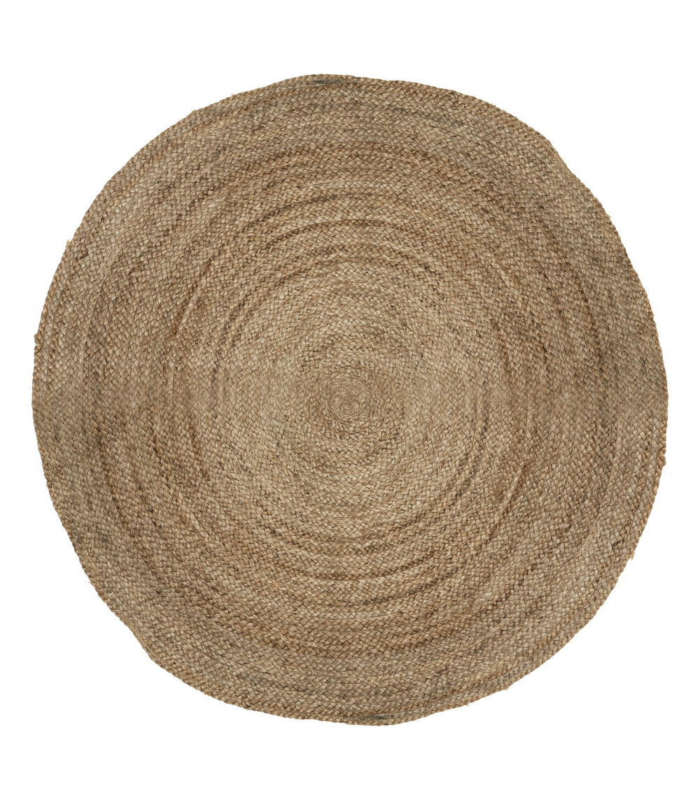 Tapis rond décoratif en jute d 120 cm