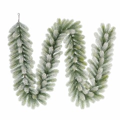 Black box trees nagoya guirlande enneigée - guirlande de noël l270 cm - vert givré