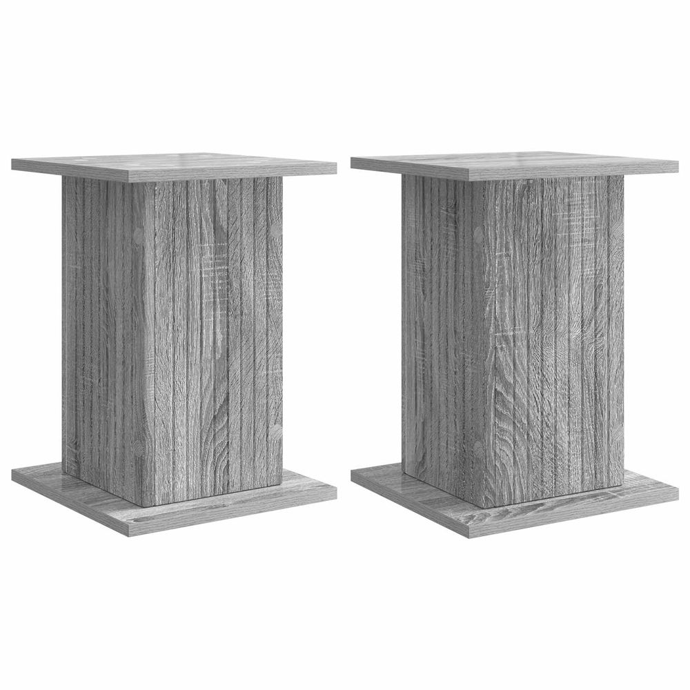 Support de plante 2 pc sonoma gris 30,5 x 30 x 43 cm