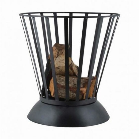 Panier à feu - brasero de jardin reversible