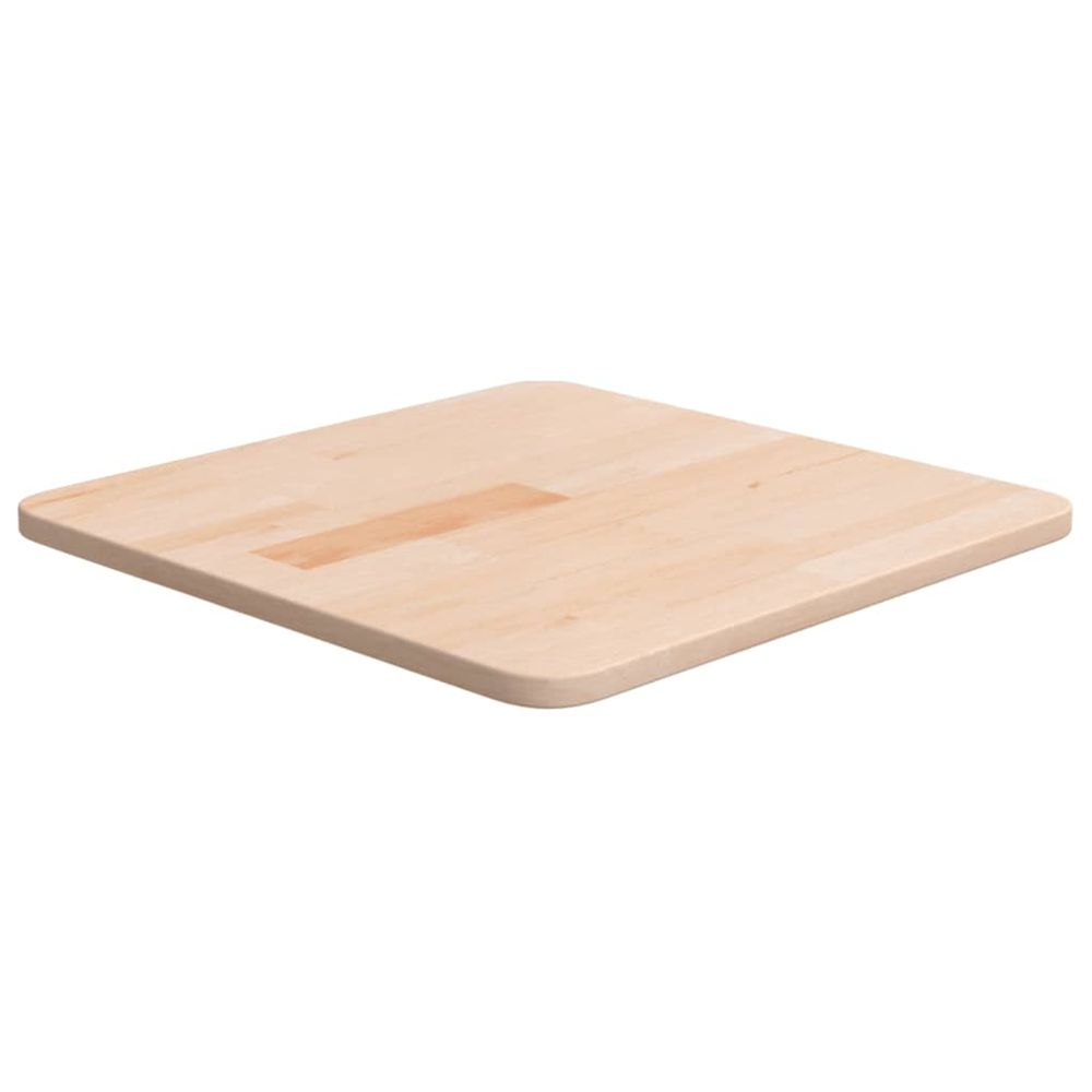 Dessus de table carré 40x40x1,5 cm bois chêne massif non traité