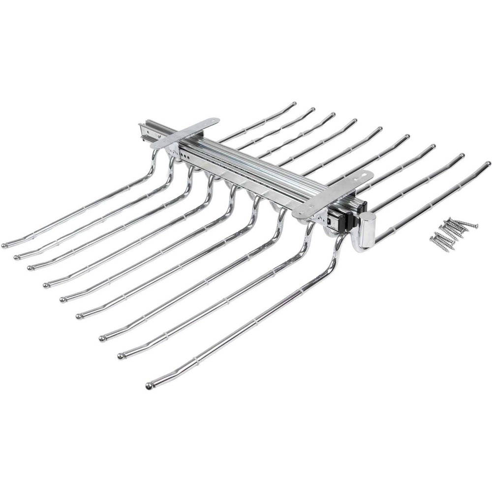 Porte-pantalons double amovible pour armoire self