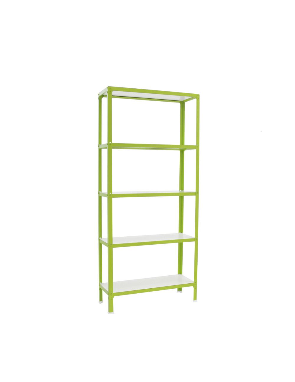 Etagère légère sans vis simonhome click wood mini 5/300 vert/blanc vert/blanc 1800x800x300 - simonrack
